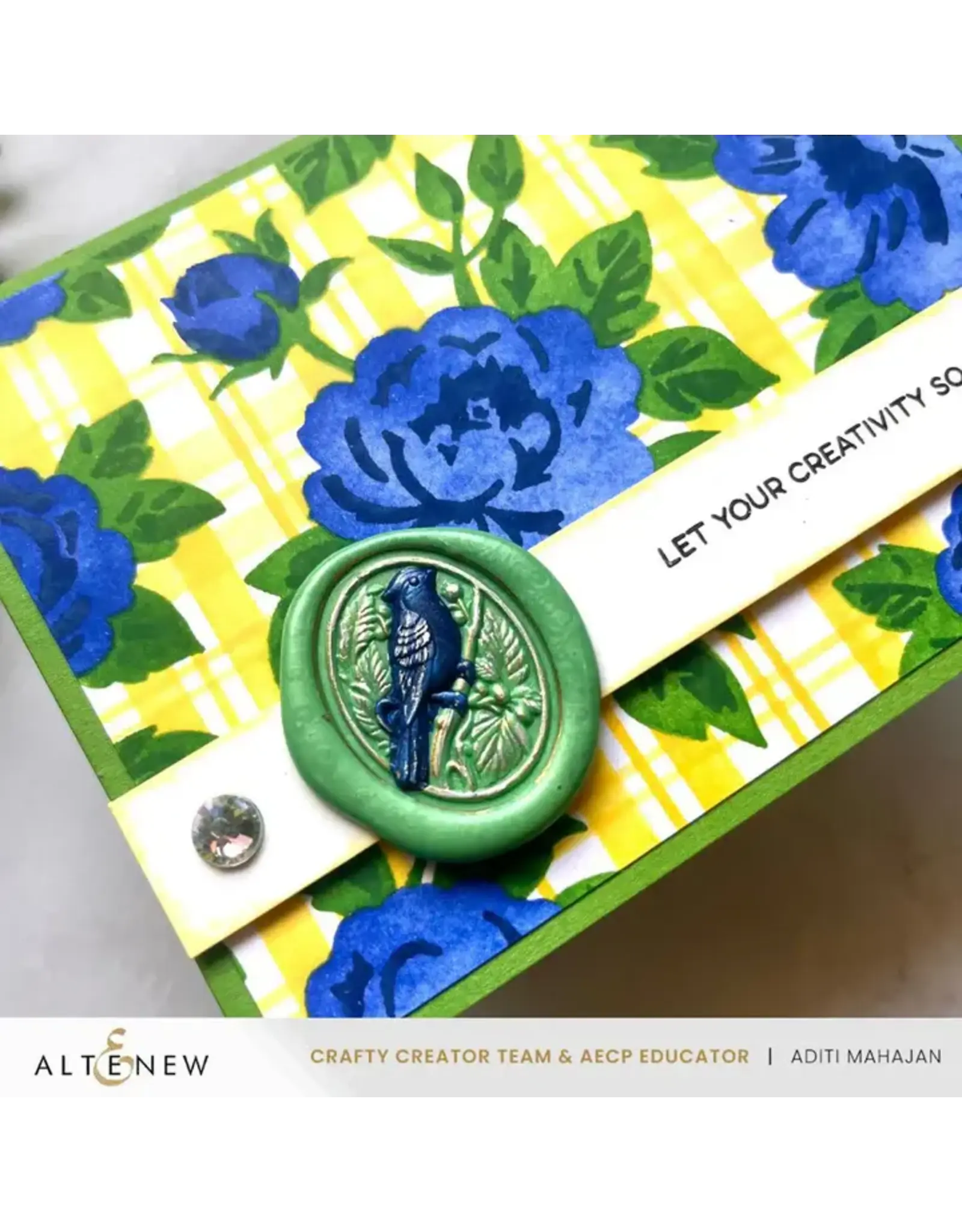 ALTENEW ALTENEW BERRYWOOD BIRD WAX SEAL STAMP