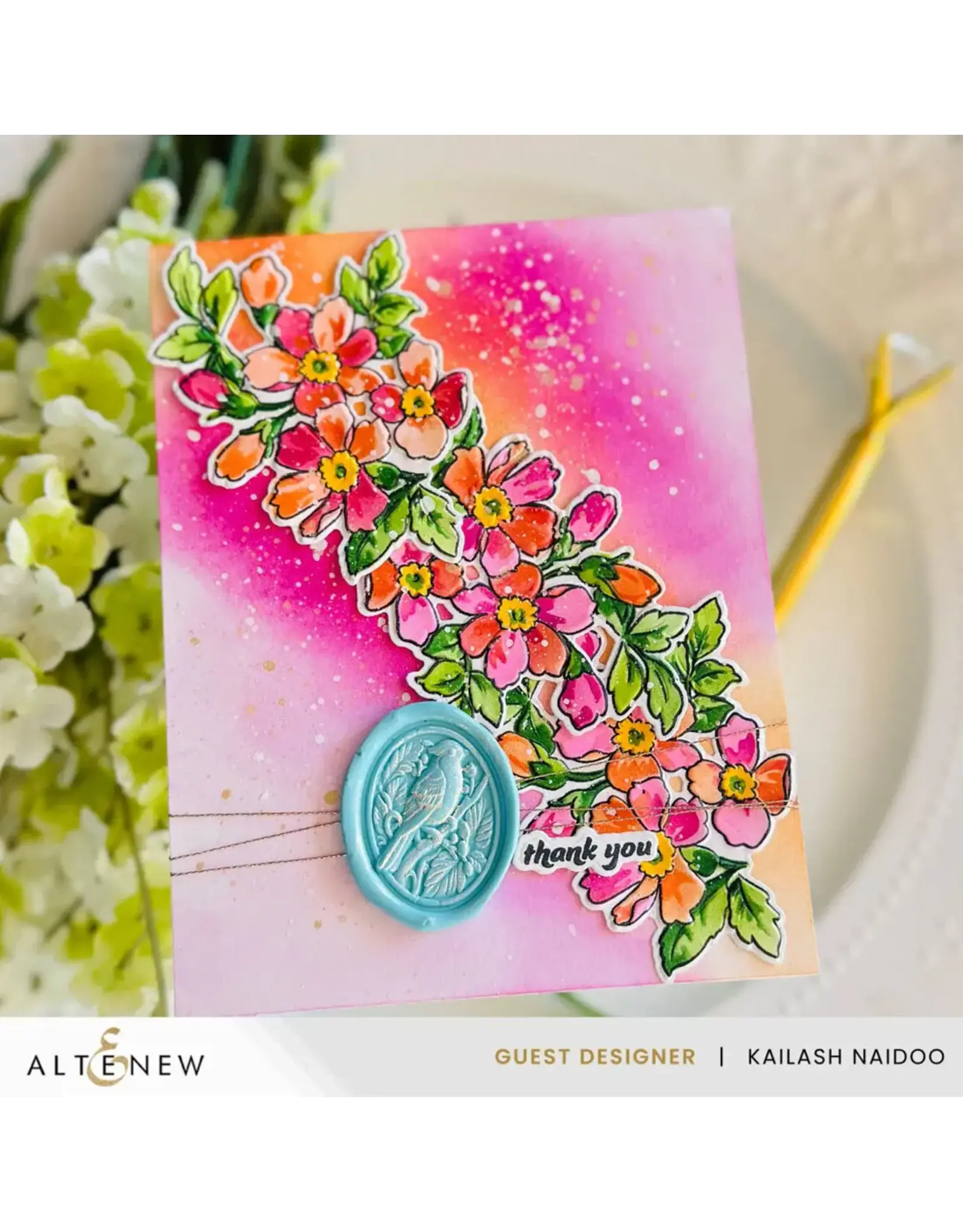 ALTENEW ALTENEW BERRYWOOD BIRD WAX SEAL STAMP