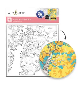 ALTENEW ALTENEW STENCIL ART: ASPEN SKY LAYERING STENCIL SET 6/PK