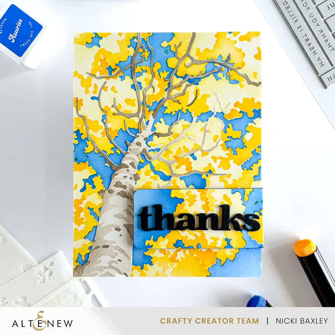 ALTENEW ALTENEW STENCIL ART: ASPEN SKY LAYERING STENCIL SET 6/PK