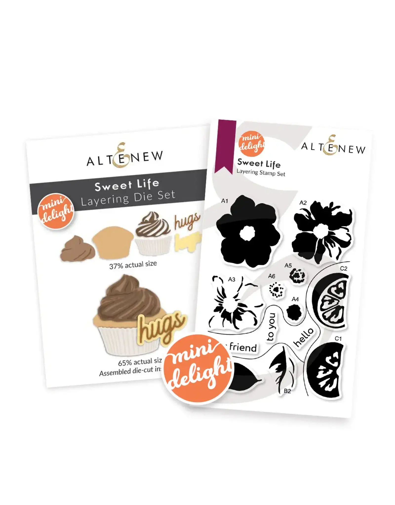 ALTENEW ALTENEW MINI DELIGHT: SWEET LIFE CLEAR STAMP & DIE SET