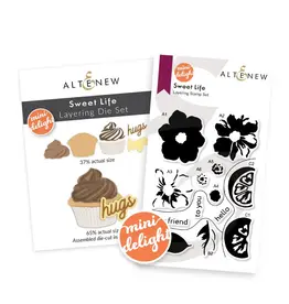 ALTENEW ALTENEW MINI DELIGHT: SWEET LIFE CLEAR STAMP & DIE SET