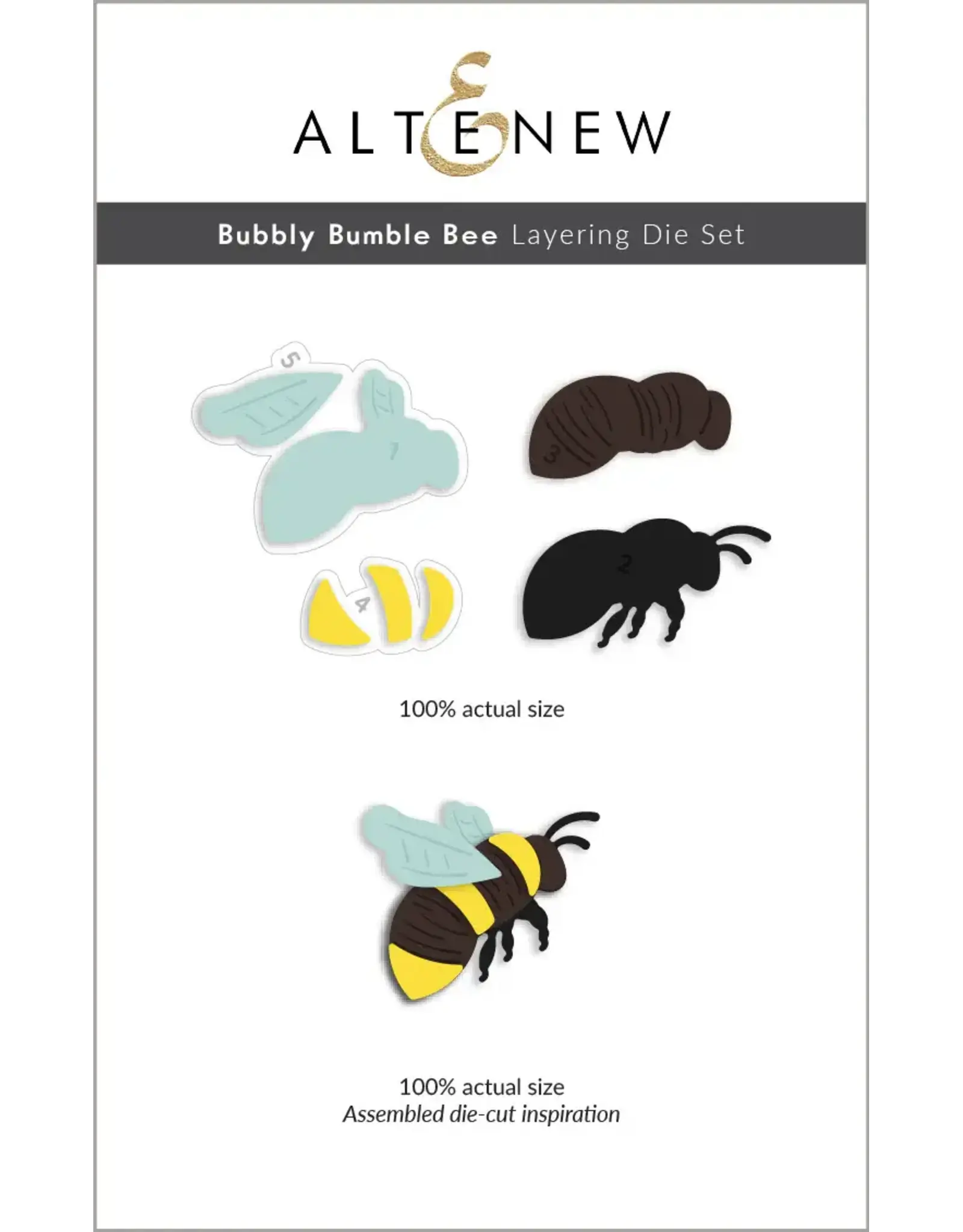 ALTENEW ALTENEW BUBBLY BUMBLE BEE LAYERING DIE SET