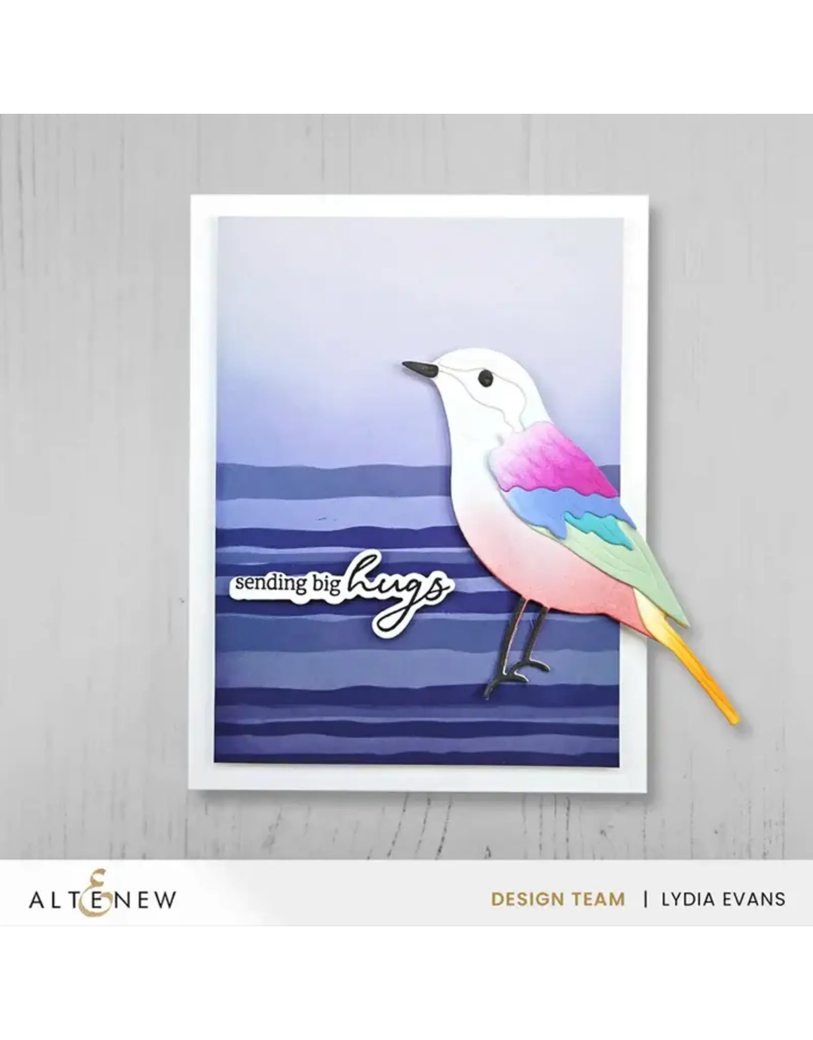 ALTENEW ALTENEW WATERCOLOR PLAID BUILDER STENCIL SET 2/PK