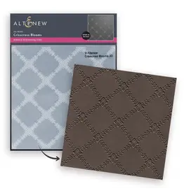 ALTENEW ALTENEW CRISSCROSS BLOOMS 3D EMBOSSING FOLDER