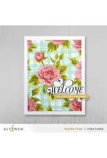 ALTENEW ALTENEW BOTANICAL PLAID STENCIL & DIE SET