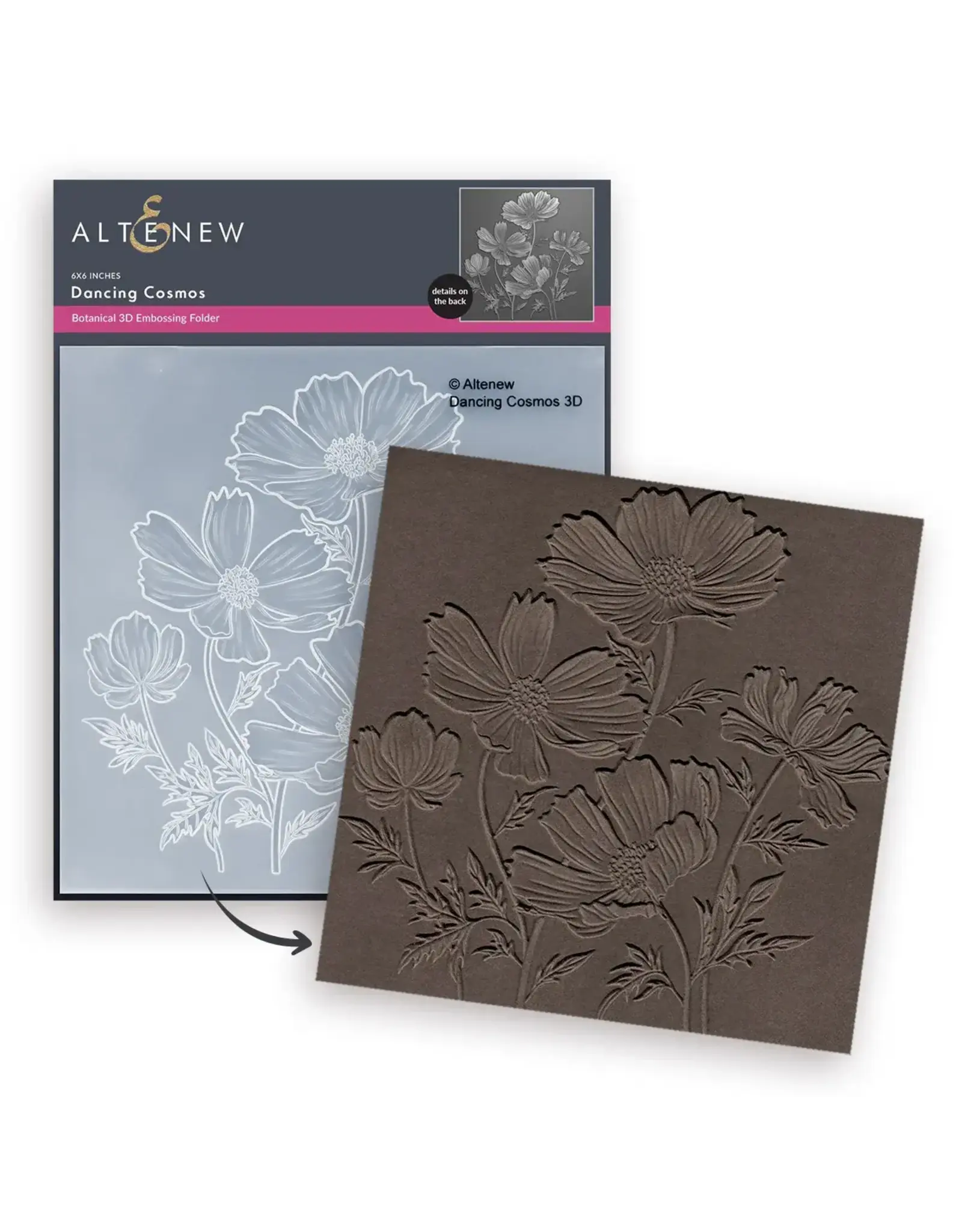 ALTENEW ALTENEW DANCING COSMOS 3D EMBOSSING FOLDER