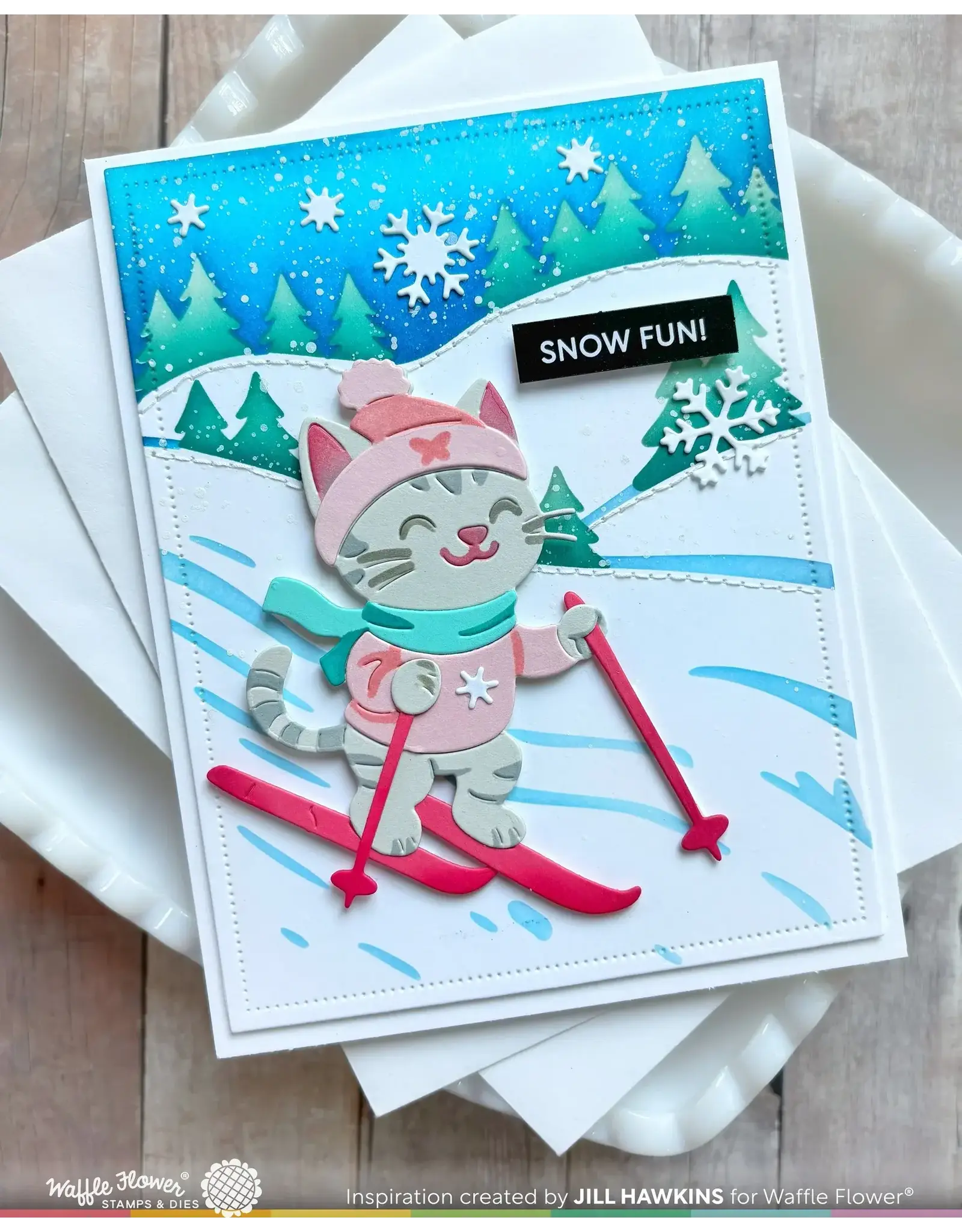 WAFFLE FLOWER WAFFLE FLOWER SUBSENTIMENTS PAWDER DAY DIE CUTS