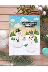 WAFFLE FLOWER WAFFLE FLOWER SNOWY HILLS STENCIL SET