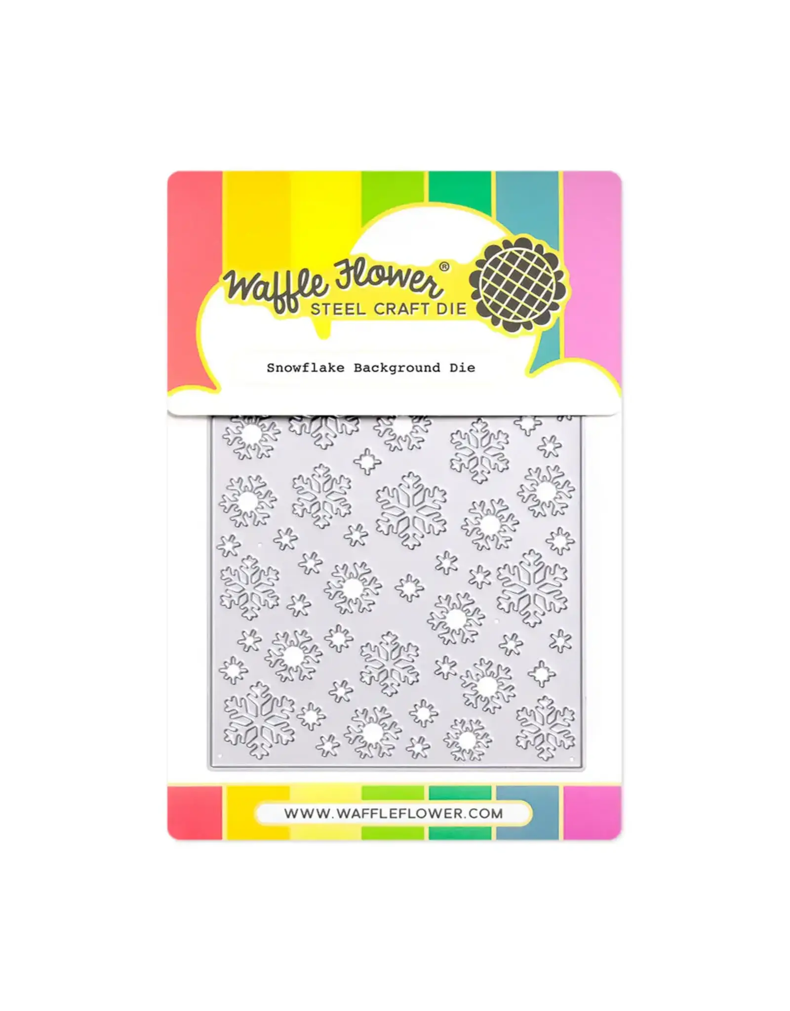 WAFFLE FLOWER WAFFLE FLOWER SNOWFLAKE BACKGROUND DIE