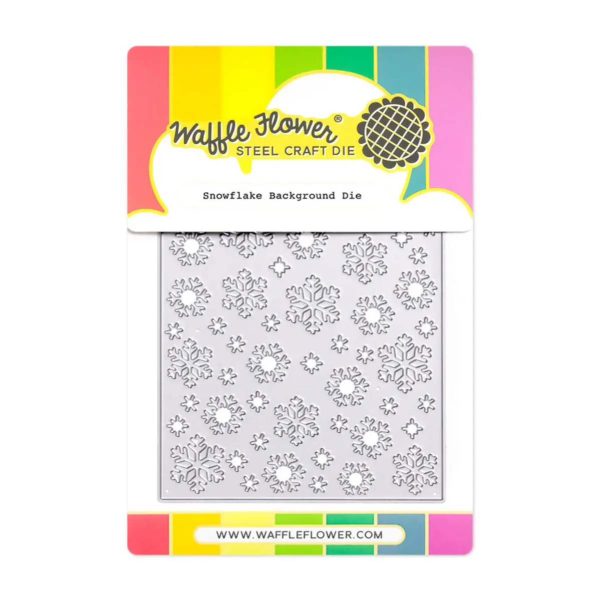 WAFFLE FLOWER WAFFLE FLOWER SNOWFLAKE BACKGROUND DIE