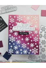 WAFFLE FLOWER WAFFLE FLOWER SNOWFLAKE BACKGROUND DIE