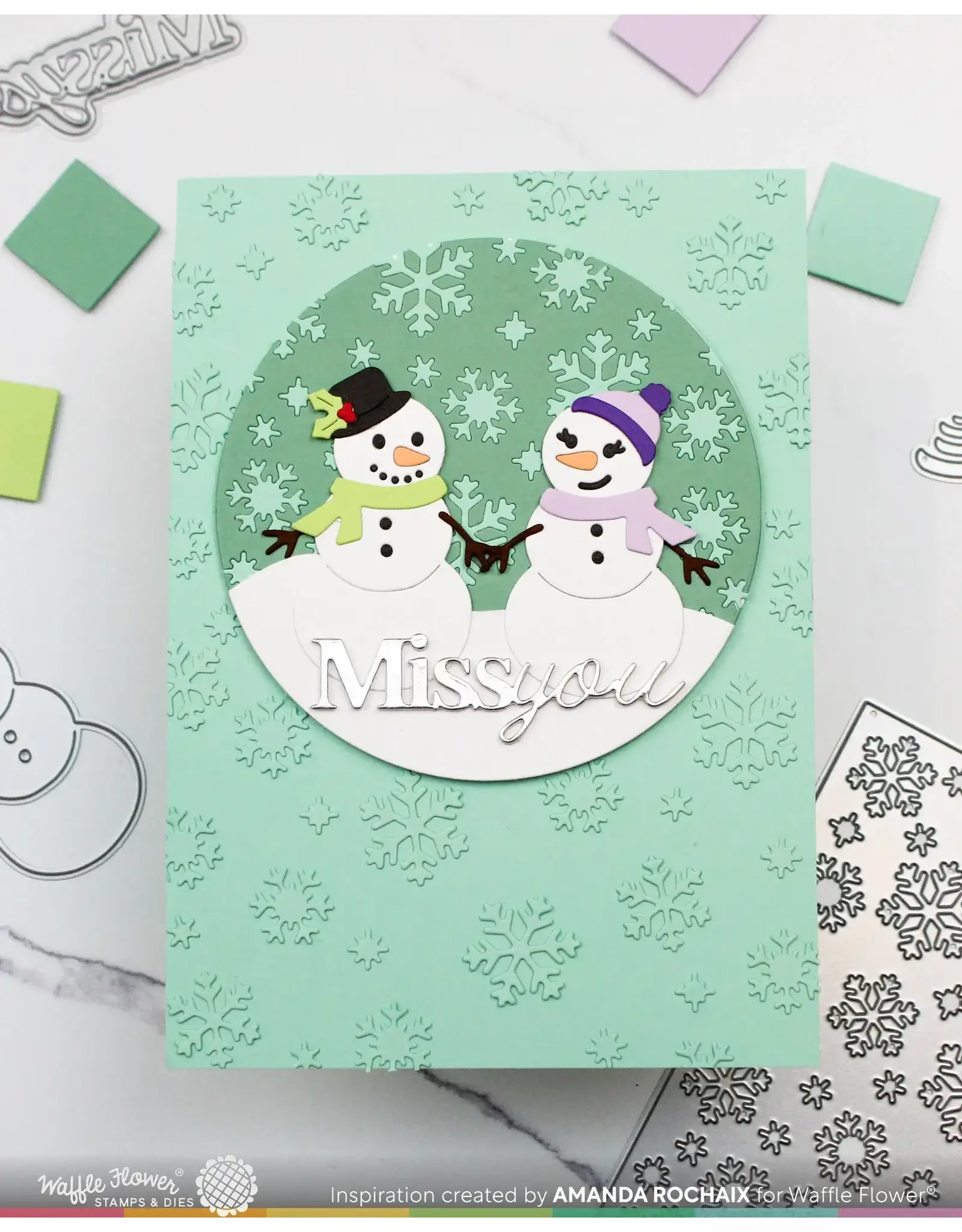 WAFFLE FLOWER WAFFLE FLOWER SNOW FUN DIE SET