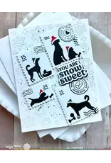 WAFFLE FLOWER WAFFLE FLOWER SNOW ANGEL SENTIMENTS CLEAR STAMP SET AND DIE COMBO