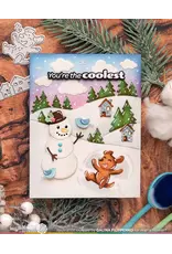 WAFFLE FLOWER WAFFLE FLOWER SNOW ANGEL PUP DUO DIE-N-STENCIL