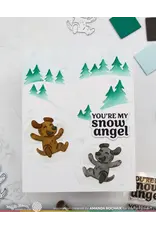 WAFFLE FLOWER WAFFLE FLOWER SNOW ANGEL PUP DUO DIE-N-STENCIL