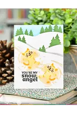 WAFFLE FLOWER WAFFLE FLOWER SNOW ANGEL CAT DUO DIE-N-STENCIL