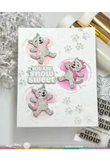 WAFFLE FLOWER WAFFLE FLOWER SNOW ANGEL CAT DUO DIE-N-STENCIL