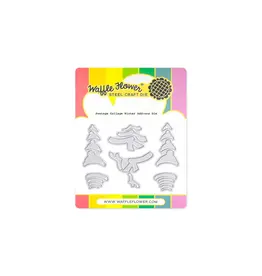 WAFFLE FLOWER WAFFLE FLOWER POSTAGE COLLAGE WINTER ADD-ON DIE SET