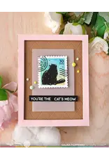 WAFFLE FLOWER WAFFLE FLOWER POSTAGE COLLAGE CAT SILHOUETTES CLEAR STAMP SET