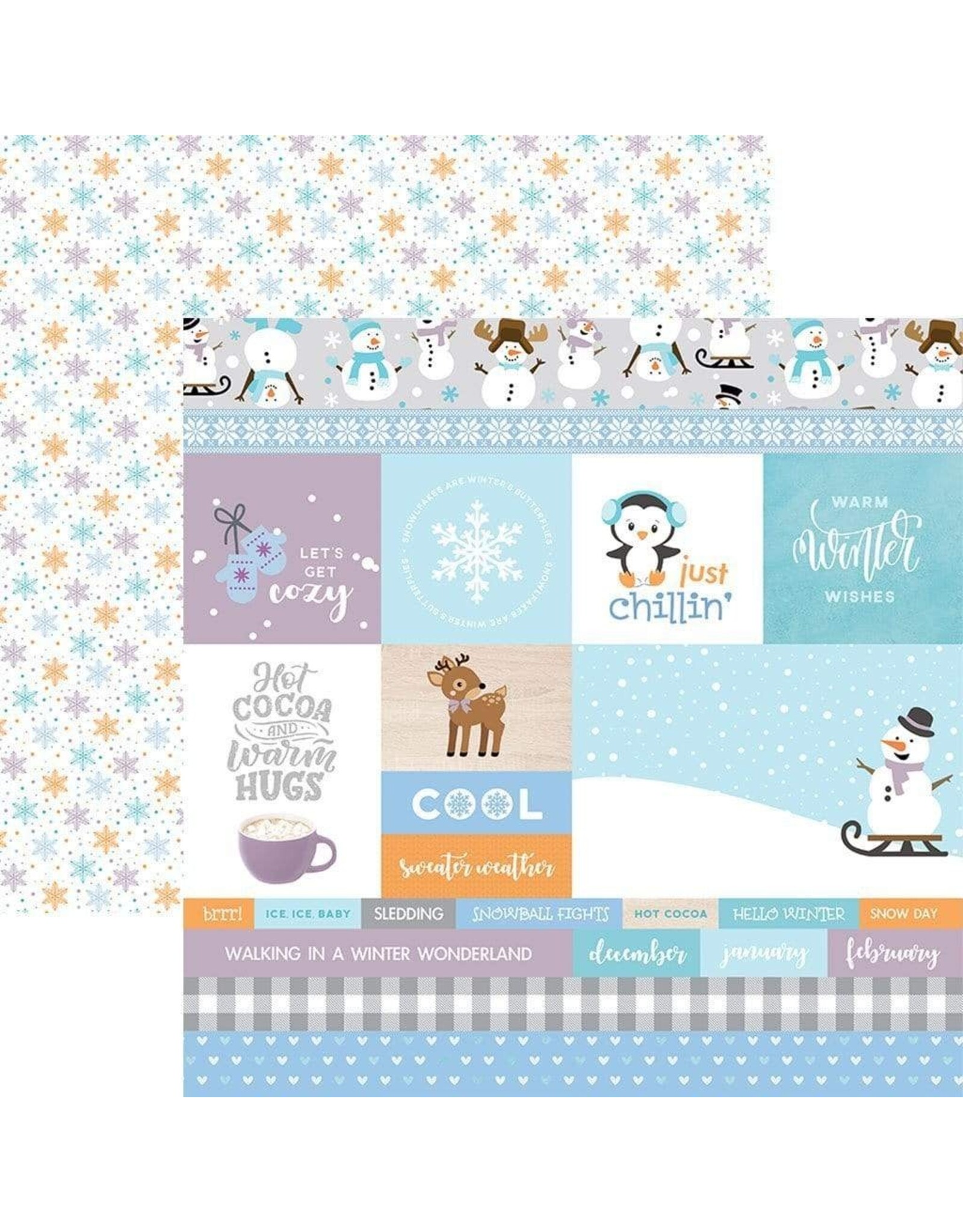 PAPER HOUSE PRODUCTIONS PAPER HOUSE JUST CHILLIN TAGS 12X12 CARDSTOCK