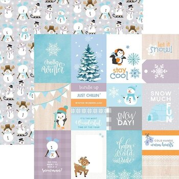 PAPER HOUSE PRODUCTIONS PAPER HOUSE SNOW MUCH FUN TAGS 12X12 CARDSTOCK