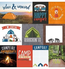 PAPER HOUSE PRODUCTIONS PAPER HOUSE THE GREAT OUTDOORS CAMPING TAGS 12X12