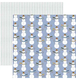 PAPER HOUSE PRODUCTIONS PAPER HOUSE SNOWMEN 12x12 CARDSTOCK