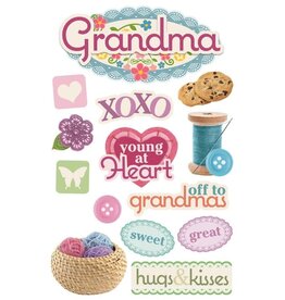 PAPER HOUSE PRODUCTIONS PAPER HOUSE GRANDMA 3D STICKERS