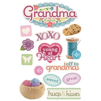 PAPER HOUSE PRODUCTIONS PAPER HOUSE GRANDMA 3D STICKERS