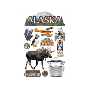 PAPER HOUSE PRODUCTIONS PAPER HOUSE ALASKA 3D STICKERS