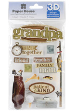 PAPER HOUSE PRODUCTIONS PAPER HOUSE GRANDPA 3D STICKERS