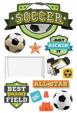 PAPER HOUSE PRODUCTIONS PAPER HOUSE SOCCER 3D STICKERS