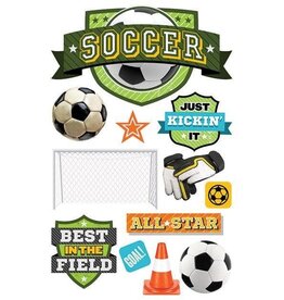 PAPER HOUSE PRODUCTIONS PAPER HOUSE SOCCER 3D STICKERS