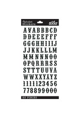 AMERICAN CRAFTS AMERICAN CRAFTS STICKO BLACK GLITTER CARNIVAL ALPHABET STICKERS