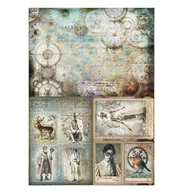 PRIMA PRIMA FINNABAIR STEAM AND FROST A3 DECOUPAGE PAPER