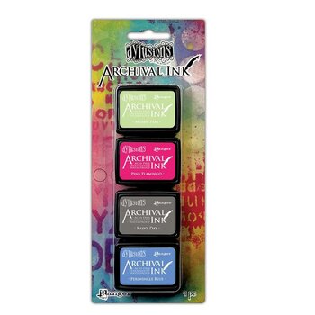 RANGER DYLUSIONS ARCHIVAL MINI INK PAD KIT #7