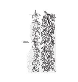 RANGER DYAN REAVELEY DYLUSIONS HOLLY GARLANDS CLING STAMP SET