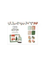 AMERICAN CRAFTS AMERICAN CRAFTS CRATE PAPER HOLLY JOLLY A2 CARDS WITH ENVELOPES 40/PK