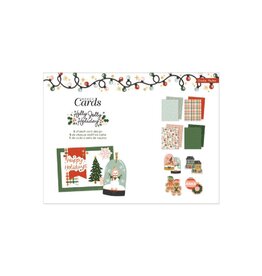 AMERICAN CRAFTS AMERICAN CRAFTS CRATE PAPER HOLLY JOLLY A2 CARDS WITH ENVELOPES 40/PK