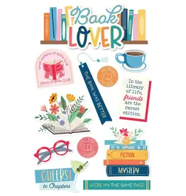 PAPER HOUSE PRODUCTIONS PAPER HOUSE BOOK LOVER 3D STICKERS