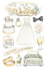 PAPER HOUSE PRODUCTIONS PAPER HOUSE OUR WEDDING 3D STICKERS