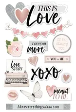 PAPER HOUSE PRODUCTIONS PAPER HOUSE THIS IS LOVE 3D STICKERS