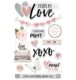 PAPER HOUSE PRODUCTIONS PAPER HOUSE THIS IS LOVE 3D STICKERS