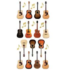 PAPER HOUSE PRODUCTIONS PAPER HOUSE ACOUSTIC GUITARS STICKERS