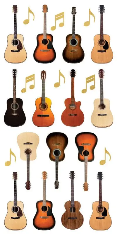 PAPER HOUSE PRODUCTIONS PAPER HOUSE ACOUSTIC GUITARS STICKERS
