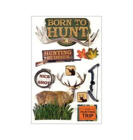 PAPER HOUSE PRODUCTIONS PAPER HOUSE BORN TO HUNT 3D STICKERS