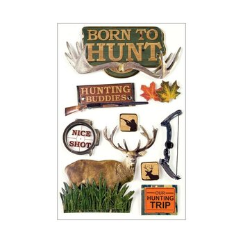 PAPER HOUSE PRODUCTIONS PAPER HOUSE BORN TO HUNT 3D STICKERS