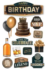 PAPER HOUSE PRODUCTIONS PAPER HOUSE BIRTHDAY MVP 3D STICKERS