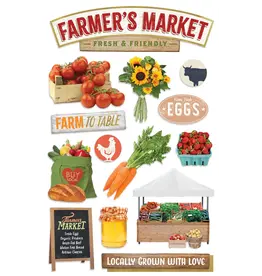 PAPER HOUSE PRODUCTIONS PAPER HOUSE FARMER'S MARKET 3D STICKERS